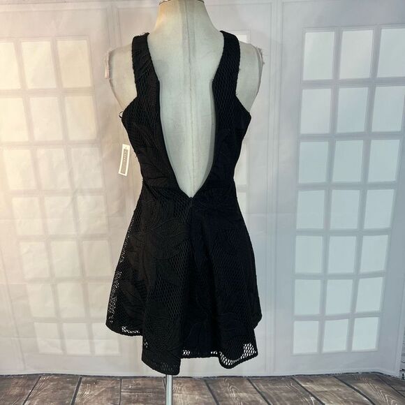 Jay Godfrey for intermix nwt black halter cutout skater dress size 0 - Picture 6 of 10